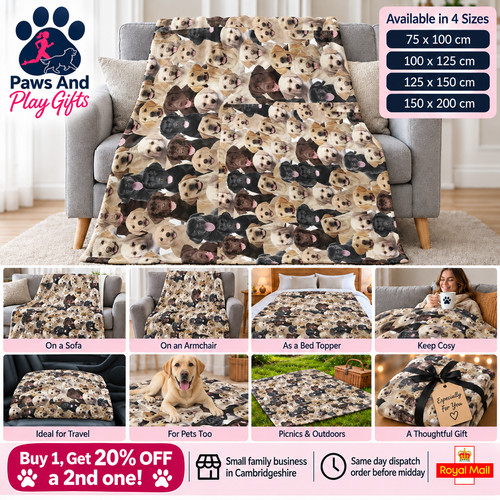 Labrador sofa throw - throw, bed