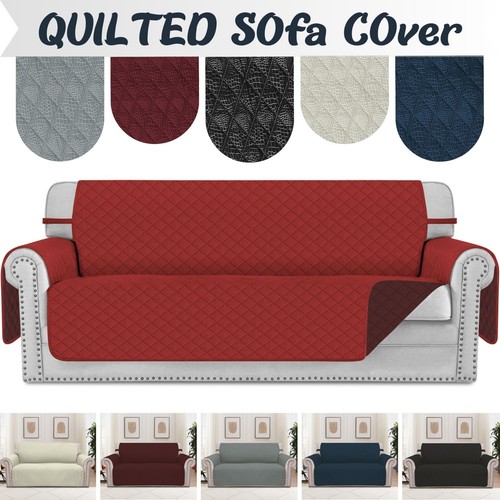 Quilted sofa cover - sofa,