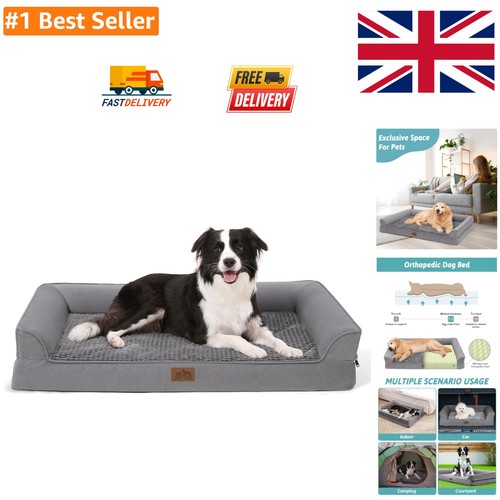 Luxurious orthopedic dog bed - dog,