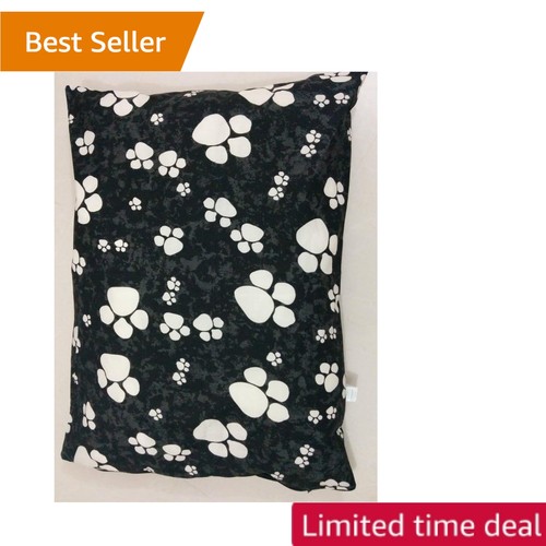 Elegant black paw zipped - black,