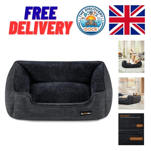 Luxurious linen look dog - luxurious, bed