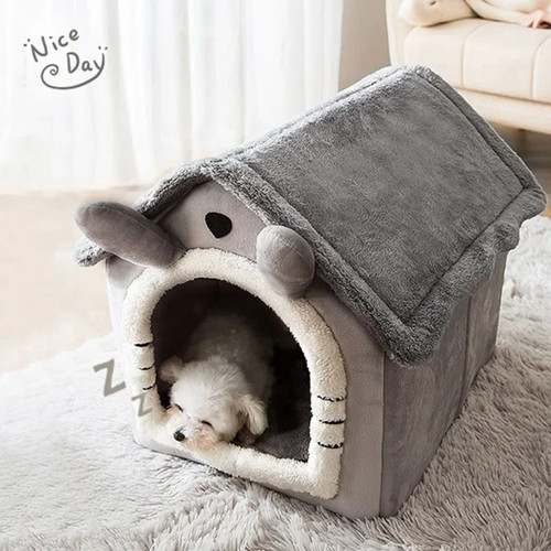 Cozy foldable winter pet house - winter,
