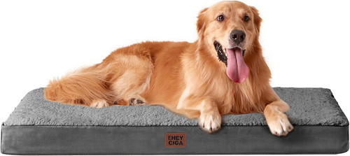 Orthopedic large dog bed with - large,