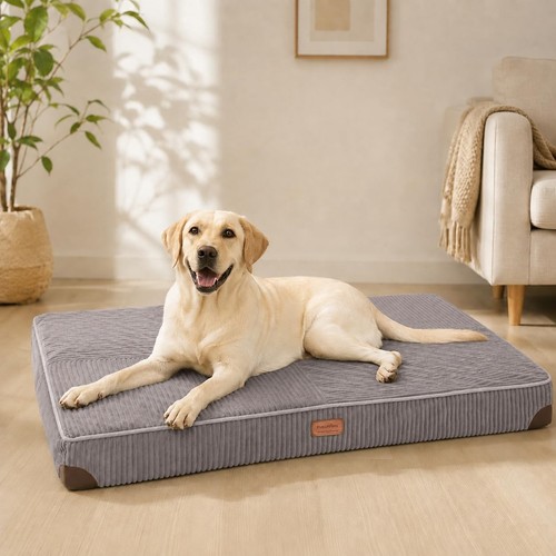 Dog bed plush corduroy - plush,